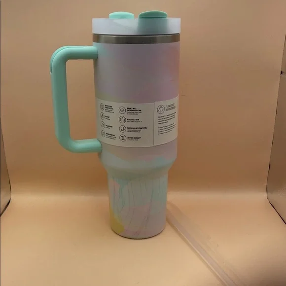 Stanley Quencher H2.0 FlowState 40 oz Tumbler Pastel Handle Straw Lid NEW - Picture 4 of 8